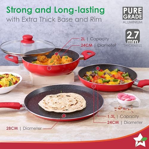 Wonderchef Milano Non-stick Cookware 4