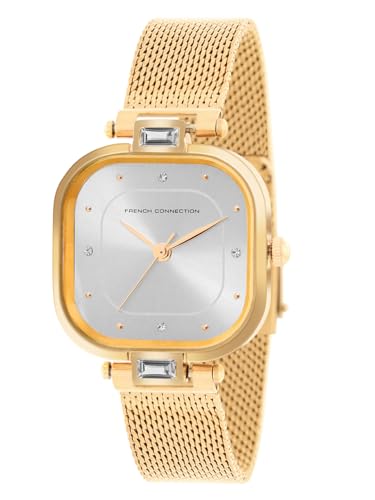 French Connection Sunray Silver Dial