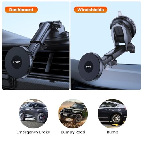 TOPK Magnetic Car Phone Holder