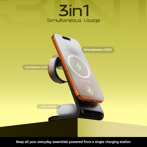 Zebronics Magboost 200, 3-in-1 Wireless