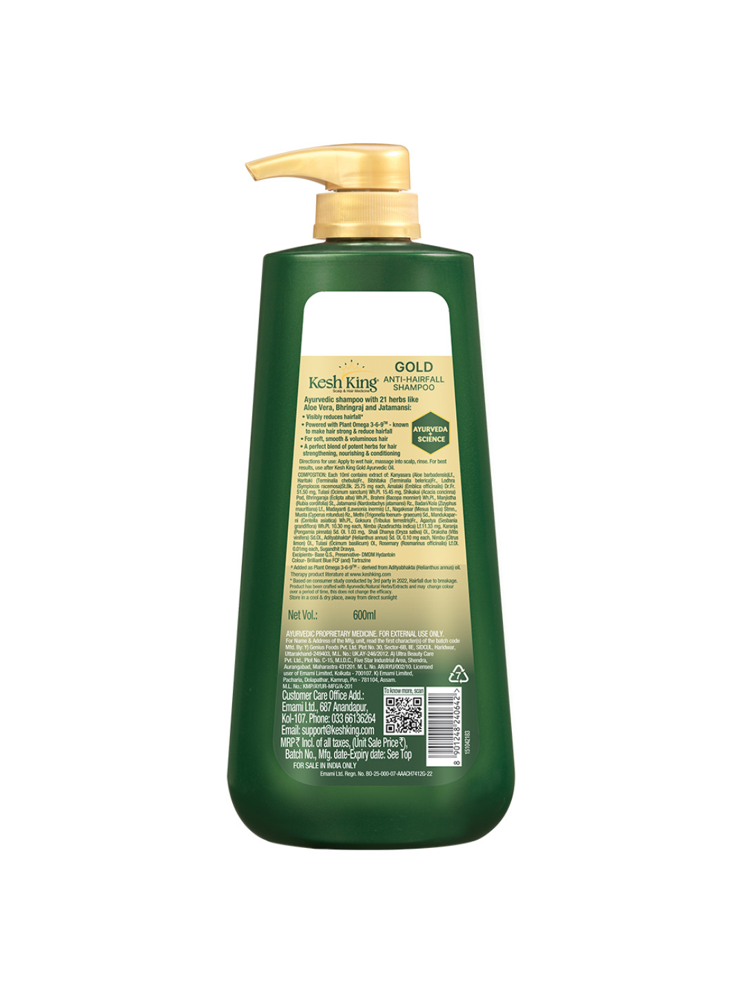 Kesh King Gold Anti Hairfall