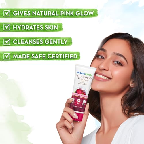 Mamaearth Beetroot Gentle Face Wash&Hyaluronic