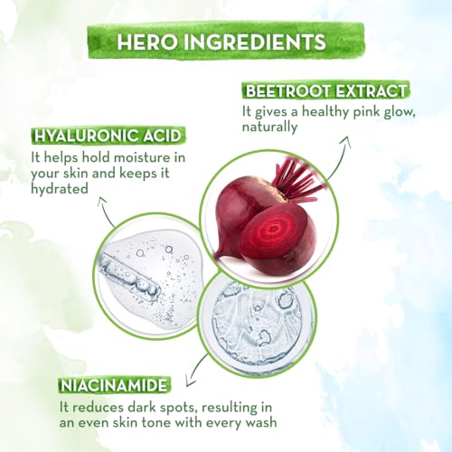 Mamaearth Beetroot Gentle Face Wash&Hyaluronic