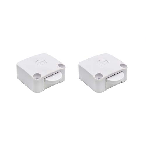 Pack of 2 White Wood