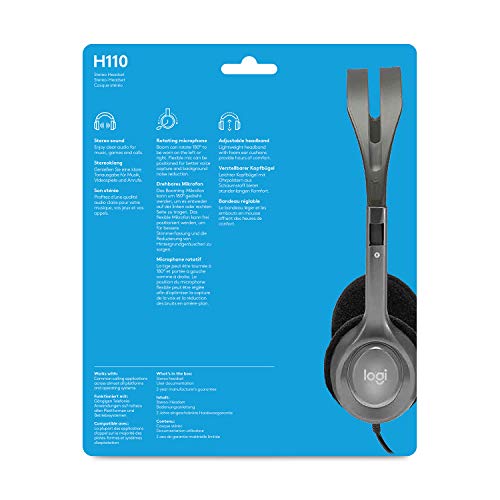 Logitech H110 Wired On Ear