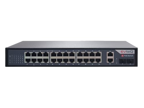 EVteQ 24-Port Gigabit PoE Switch