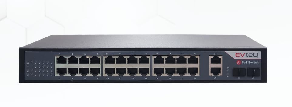 EVteQ 24-Port Gigabit PoE Switch