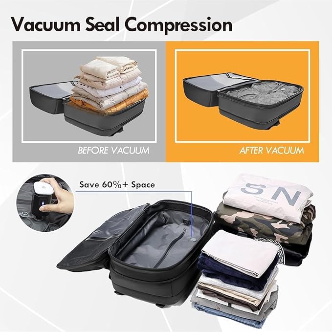 Meyaar Vacuum Compression Travel Backpack