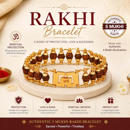 Japam Gold Plated Modern Rudraksha
