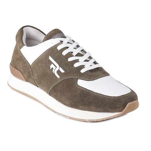 Red Chief Casual Outdoor Low Ankle Shoes for Men_RC3972_White/Gray