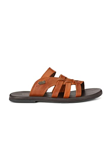 ALBERTO TORRESI Men Ronald Tan Sandals - Image 2