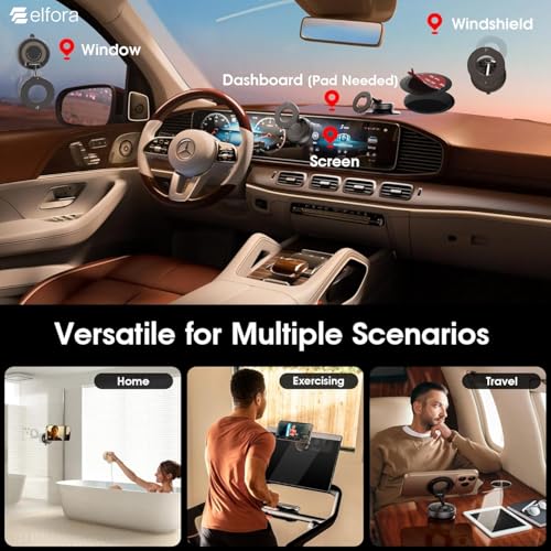 Elfora Vacuum Magnetic Dashboard Phone