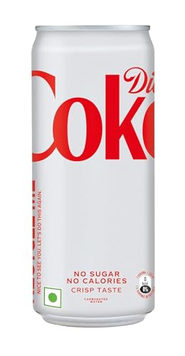 Diet Coke 300ml Can| Cola Sparkling Soft Drink | The Coca-Cola Company