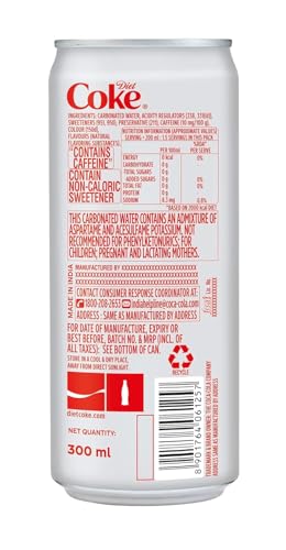 Diet Coke 300ml Can| Cola Sparkling Soft Drink | The Coca-Cola Company - Image 3