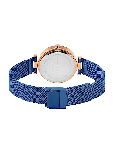 French Connection Haven Blue Round Analog Watch for Women - FCN00070F - Image 3