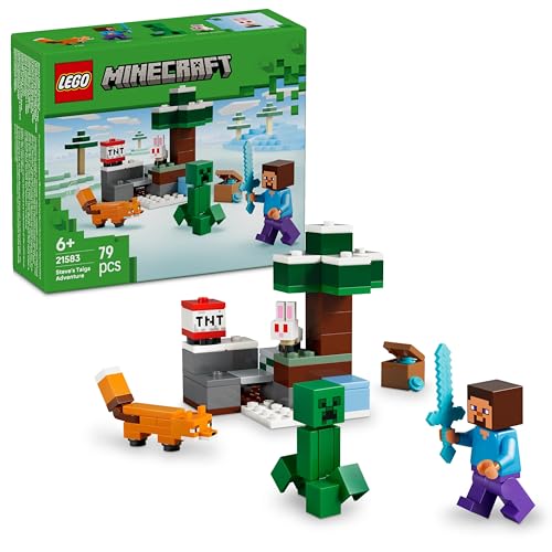 LEGO Minecraft Steve’s Taiga Adventure