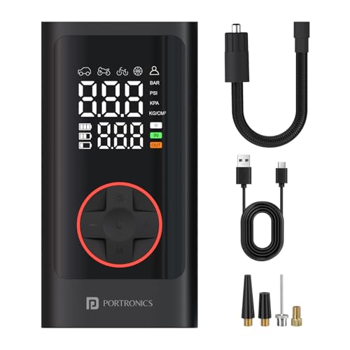 Portronics Vayu 7.0 Tyre Inflator