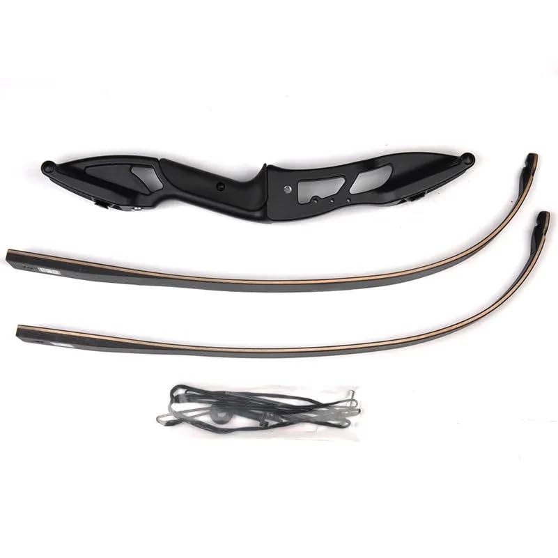 Right Hand Archery Recurve Bow - 50 lbs - Black - Image 2