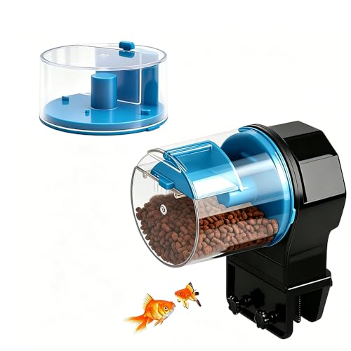 Zibuyu Automatic Fish Feeder for Aquarium, Timer, Adjustable Portions