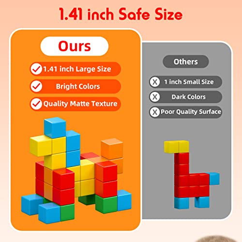 Magnetic Blocks, 1.41 inch Large