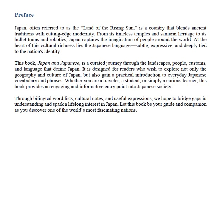 Japan and Japanese eBook, Interactive