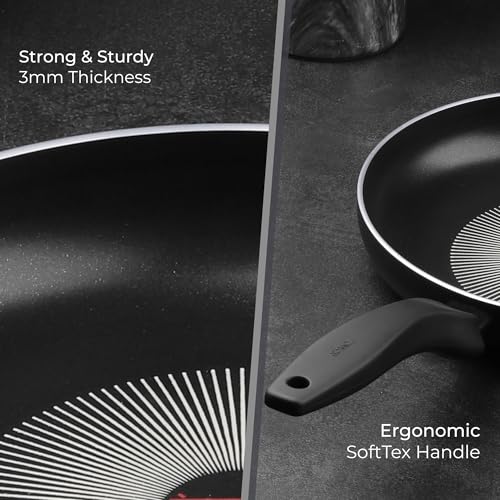 Tower Fry Pan 22cm Aluminium Non Stick Heat Indicator Induction Gas - Image 7