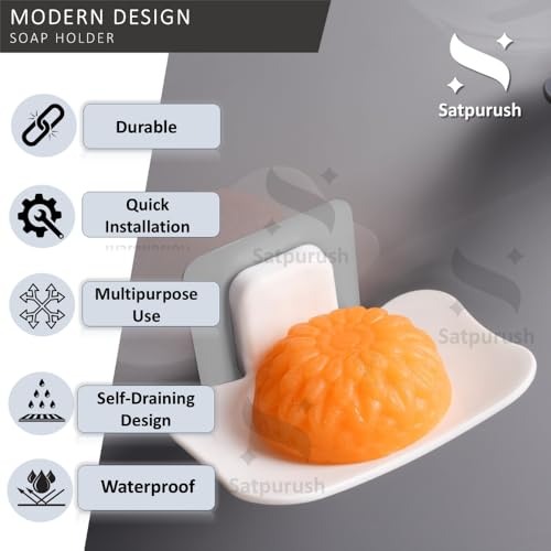 Satpurush Self-Adhesive Soap Holder