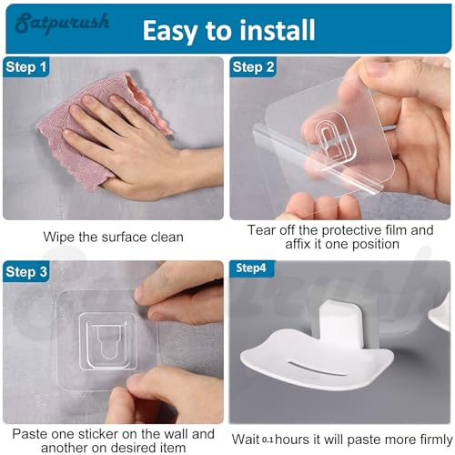 Satpurush Self-Adhesive Soap Holder