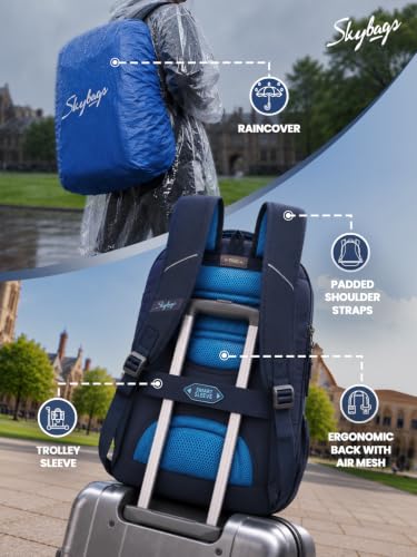 Skybags Xelius Pro 32L Laptop Backpack (15.6"), 3 Compartments - Image 5
