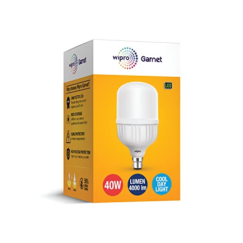 wipro Garnet 40w LED High Wattage Bulb pack of 1 (coolwhite) - Image 3
