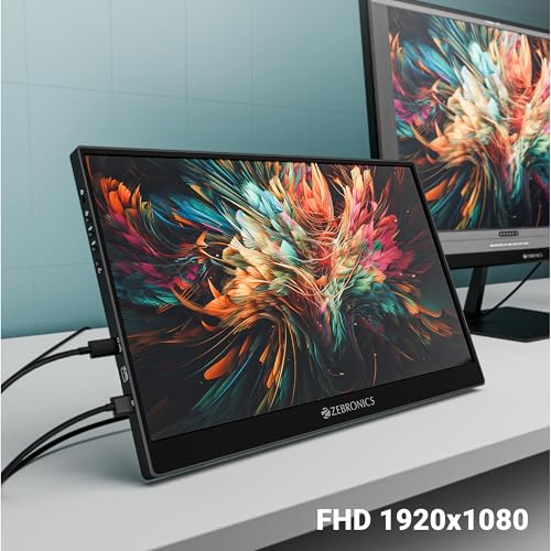 Zebronics 15.6” Portable Monitor, FHD