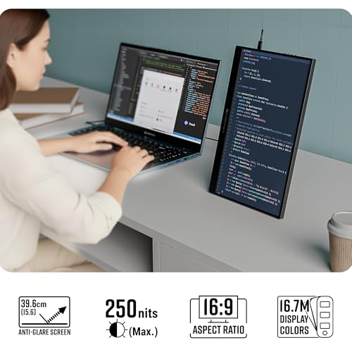 Zebronics 15.6” Portable Monitor, FHD