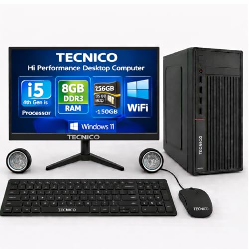 TECNICO Office Desktop Computer CPU