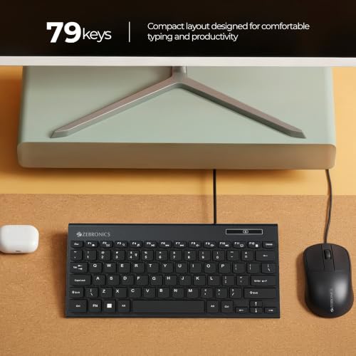 Zebronics K16 Wired Keyboard, 79-Key