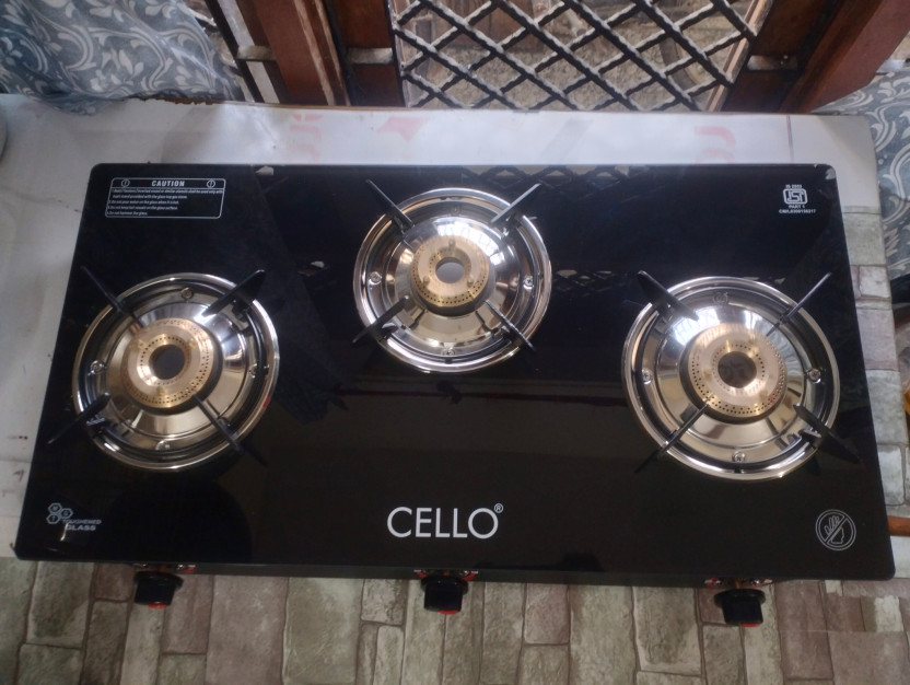 CELLO Regal 2 Burner Black Gas Cooktop,Toughened Glass, ISI Certi - Image 10