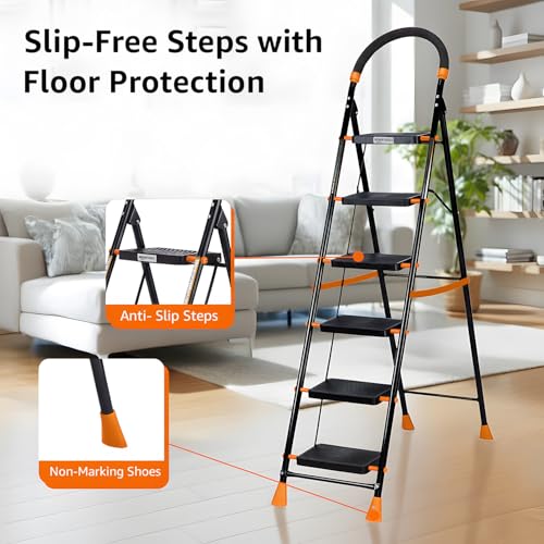 Amazon Basics Curvo-Foldable Step Ladder