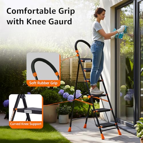 Amazon Basics Curvo-Foldable Step Ladder