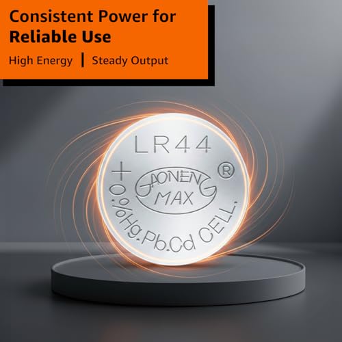 Amazon Basics Long-Lasting LR44 Alkaline