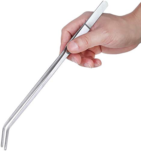 HASTHIP® 27cm Aquarium Tweezer Curved