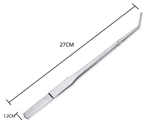 HASTHIP® 27cm Aquarium Tweezer Curved