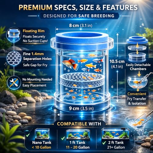 VAYINATO® Floating Fish Breeder Box
