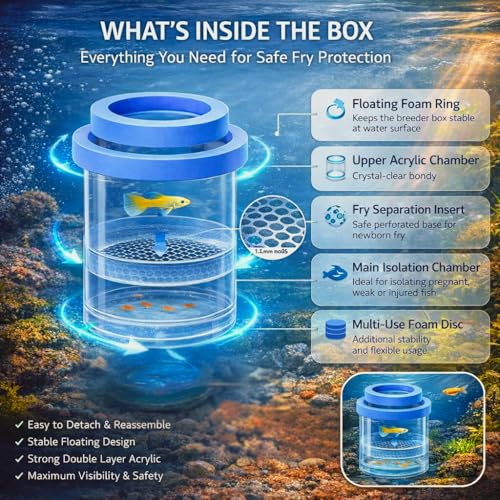 VAYINATO® Floating Fish Breeder Box