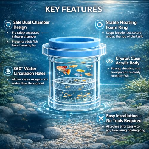 VAYINATO® Floating Fish Breeder Box