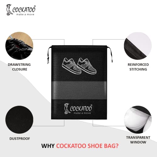 Cockatoo Shoe Bag for Travel