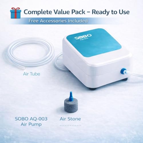 SOBO Super Silent Aquarium Air