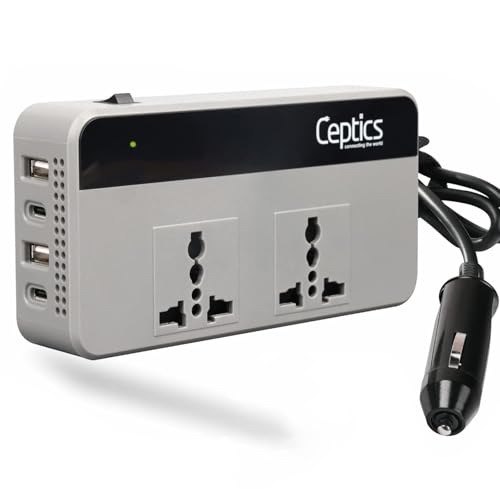 Ceptics 200W Car Laptop Charger/Power
