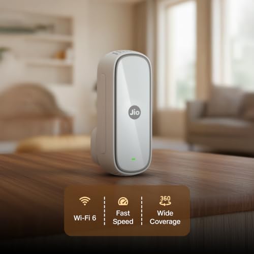 JioExtender JE6000 – AX3000 Wi-Fi 6 Dual Band Universal Mesh Extender - Image 3