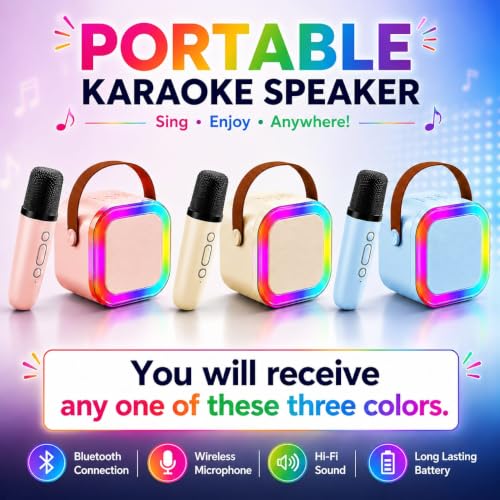 Karaoke Machine with Wireless Mics