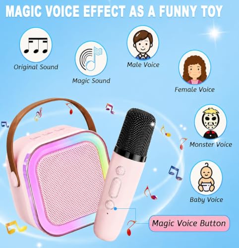 Karaoke Machine with Wireless Mics