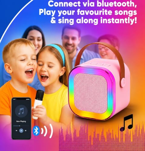 Karaoke Machine with Wireless Mics